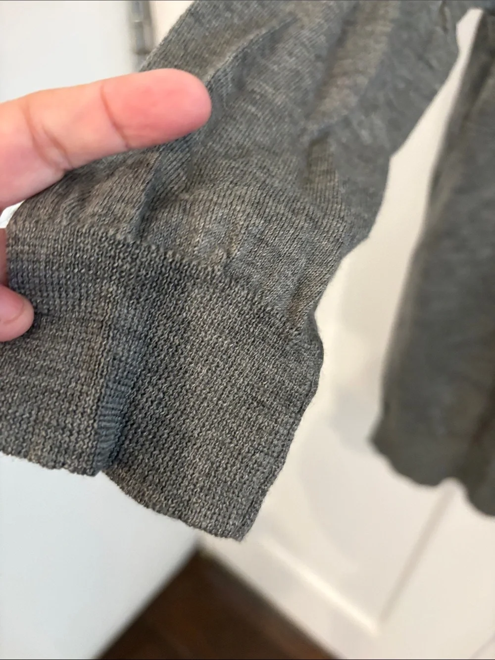 J. Crew Gray Crewneck Sweater
